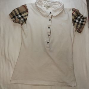 Burberry London white t-shirt.